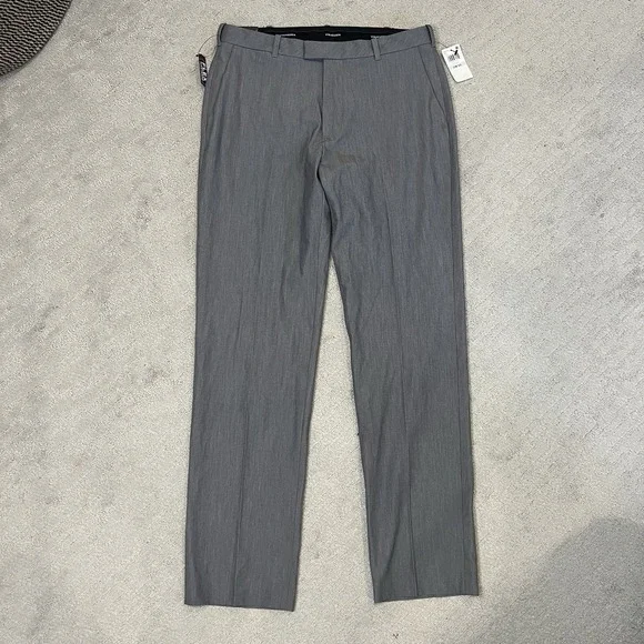 Van Heusen | Pants | Van Heusen Flex Waistband Dress Pants Mens 32x32  Straight Noniron Grey Slacks | Poshmark